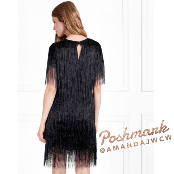 Designer Rachel Zoe Eddy Fringe Dress- NWT - Picture 4 of 7